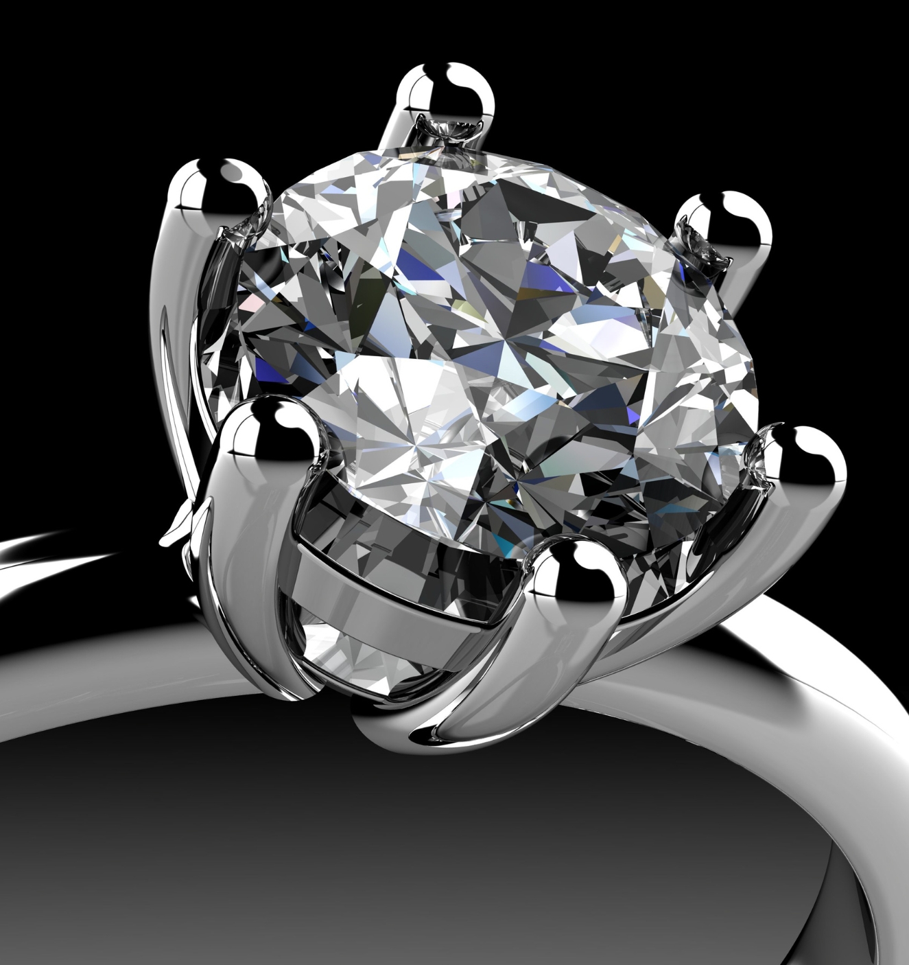 A custom-designed gemstone ring